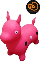 Şişme Eşek Zıp Zıp Pilates & Jimnastik At Geyik Kuzu Çocuk Bebek Şişme Hayvan - 1