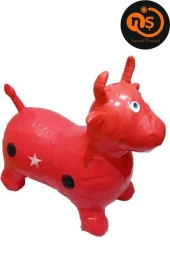 Şişme Eşek Zıp Zıp Pilates & Jimnastik At Geyik Kuzu Çocuk Bebek Şişme Hayvan - 2