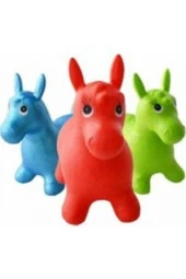 Şişme Eşek Zıp Zıp Pilates & Jimnastik At Geyik Kuzu Çocuk Bebek Şişme Hayvan - 5