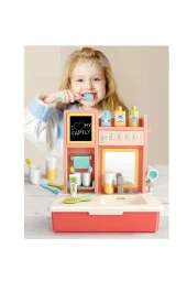 Pembe Modern Banyo Lavabo Set - Müzikli Işıklı Eğitici Lavabo Oyuncak - Öğretici Gelişim Oyuncağı - 2
