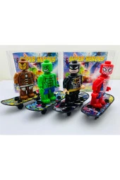 Yenilmezler Kaykaylı Iron-man Lego Karakteri Tekli Figür Set - 5