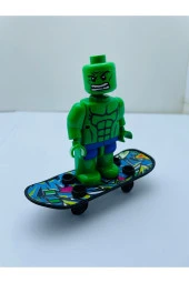 Kaykaylı Hulk Lego Karakteri Tekli Figür Set - 4