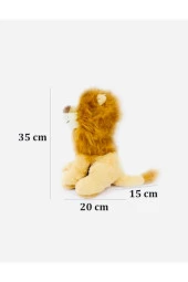 Aslan Peluş Oturan 35 Cm Sevimli Aslan Peluş Oyuncak - 4