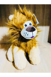 Aslan Peluş Oturan 35 Cm Sevimli Aslan Peluş Oyuncak - 5