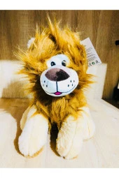 Aslan Peluş Oturan 35 Cm Sevimli Aslan Peluş Oyuncak - 6