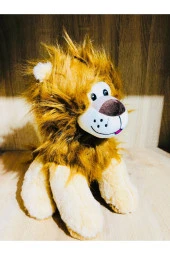 Aslan Peluş Oturan 35 Cm Sevimli Aslan Peluş Oyuncak - 8