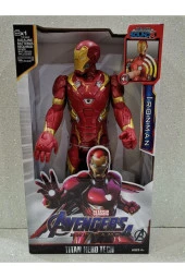 Iron-man Action Figür Kahraman Oyuncak Işıklı Konuşan 28.5 Cm Ir - 1