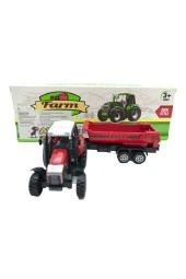 Die Cast Sürtmeli Metal Oyuncak Traktör 18 cm - 1