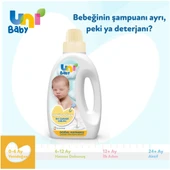 Uni Baby Yeni Doğan Çamaşır Deterjanı/Sabunu 1500ML (Sarı) (2 Li Set) - 4