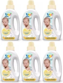 Uni Baby Yeni Doğan Çamaşır Deterjanı/Sabunu 1500ML (Sarı) (6 Lı Set) - 1