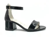 İremsu 9989 Tek bant Arkası Simli Topuklu Çocuk Ayakkabı thumbnail 8