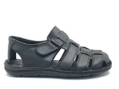 Kocamanlar %100 Hakiki Deri Tam Ortapedik Erkek Sandalet - 2