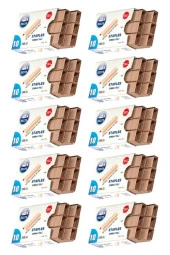 Zımba Teli Küçük No:10 1000 li Bakır Sarı 10 Paket Küçük Delta Zımba Teli 15 Yaprak Zımbalama Kapasiteli Büro Ofis Okul - 1