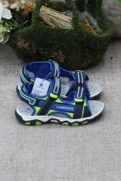 Lumberjack Loten Mavi Yeşil Rahat Hafif Orijinal Ürün Erkek Çocuk Sandalet - 3