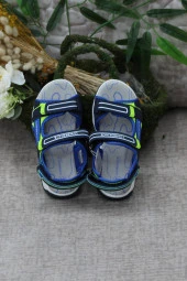 Lumberjack Loten Mavi Yeşil Rahat Hafif Orijinal Ürün Erkek Çocuk Sandalet - 5