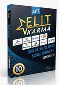 PRF Yayınları Elit Karma Ayt Türk Dili Ve Edebiyatı Sosyal Bilimler 1-10 Branş Deneme - 1