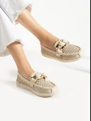 Feles Delikli Loafer Kadın Babet thumbnail 2