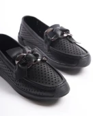 Feles Delikli Loafer Kadın Babet thumbnail 5