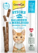 Gimcat Sticks Somon Atlantic Morina Etli Kedi Ödül Çubukları 4 'lü 20gr. thumbnail 1