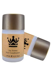 100 Adet Standart Otel Saç Kremi Geniş Kapak Kraft 30 ml Silindir Şişe Tek Kullanımlık Kullan At thumbnail 3