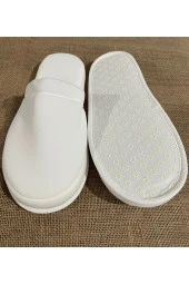 Çift Kat Polyester Havlu Süslenebilir Lohusa Terliği Kalın Sünger Taban Otel Banyo Terlik thumbnail 4