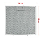 Aspiratör & Davlumbaz Tel Filtresi - 340x306 mm thumbnail 2