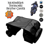 MOTOSİKLET HEYBE ÇANTASI TERMAL TERMOSLU CEPLİ - 1