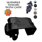 MOTOSİKLET HEYBE ÇANTASI TERMAL TERMOSLU CEPLİ - 2