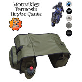 MOTOSİKLET HEYBE ÇANTASI TERMAL TERMOSLU CEPLİ - 2