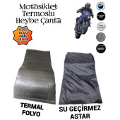 MOTOSİKLET HEYBE ÇANTASI TERMAL TERMOSLU CEPLİ - 5