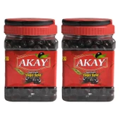 Akay Zeytin Mega Yağlı Sele 1 Kg (cal :260-290) x 2 Adet - 1