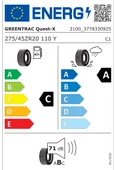 GreenTrac QUEST-X 275/45R20 110Y XL Yaz Lastiği - 2022 thumbnail 6