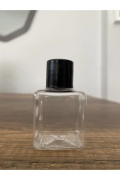 100 Adet Us-7 Kapaklı Boş Şişe 35 Ml Dekoratif Şampuan Şişesi - 3