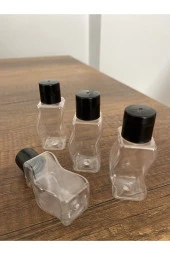 100 Adet Kapaklı Boş Şişe 30 Ml Dekoratif Şampuan Şişesi Us-06 - 1