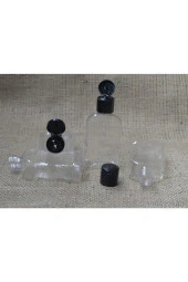 25 Adet 50 Ml Boş Plastik Şişe Flip Top Kapaklı Boş Dezenfektan Şişesi, Seyahat Şişesi thumbnail 2
