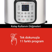Instant Pot Duo Crisp 11'i 1 Arada 7.6 lt Basınçlı Pişirici ve Air Fryer - 2