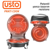 Usto 2850 Prati Cook Çok Amaçlı Pişirici Siyah - 4