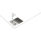 Teka - Be Lınea Pureclean 50.40 - Tezgahaltı Eviye - Paslanmaz Çelik - 50 cm - 115000065 - 3