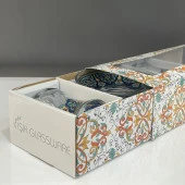 ÇİNİ DESEN 2'Lİ ÇAY BARDAK NO:3 - 7