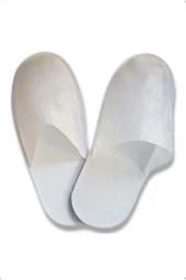 100 Çift Tek Kullanımlık Otel Terlik Otel Terliği Overlok thumbnail 1