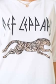 Leopar Baskılı T-shirt Ekru thumbnail 4