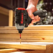 Kress KUG02 12Volt/2.0Ah. Li-ion Çift Akülü Kömürsüz Profesyonel Şarjlı Darbeli Matkap + Kömürsüz Darbeli Tornavida Kombo Set - 5