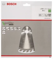 Bosch - Optiline Serisi Ahşap için Daire Testere Bıçağı 184*16 mm 36 Diş thumbnail 2