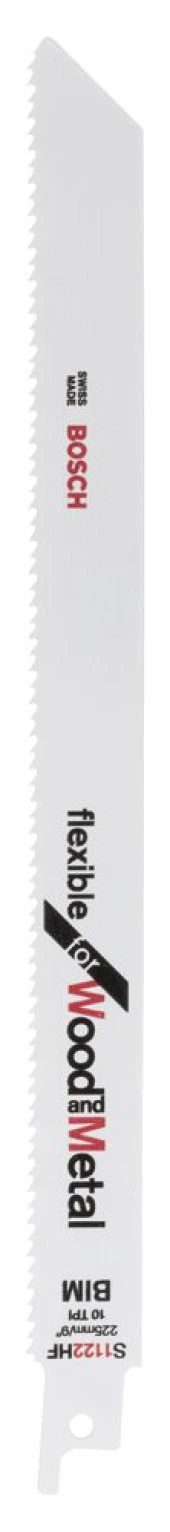 Bosch - Flexible Serisi Ahşap Ve Metal için Panter Testere Bıçağı S 1122 HF - 5'li thumbnail 1