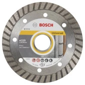 Bosch - Standard Seri Genel Yapı Malzemeleri İçin Turbo Segmanlı 9+1 Elmas Kesme Diski Set 115 mm thumbnail 1