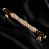 Afrodisyas Gerçek Porselen Eskitme Antik Kahve 160 mm Mobilya Mutfak Dolap Kulpu Kulbu Kulpları thumbnail 7