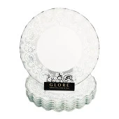 Glore Marche Platin Yaldızlı Pasta Tabağı - 1