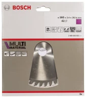 Bosch - Standard for Serisi Çoklu Malzeme için Daire Testere Bıçağı 160*20/16 mm 42 Diş thumbnail 2