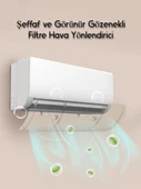 DailyTech Şeffaf Klima Yönlendirici Aparatı Bakteri Önleyici Temiz Hava Basit Kurulum Filtre - - 8