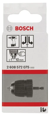 Bosch - 1-10 mm - 1/4''-6k Anahtarsız Mandren - 2